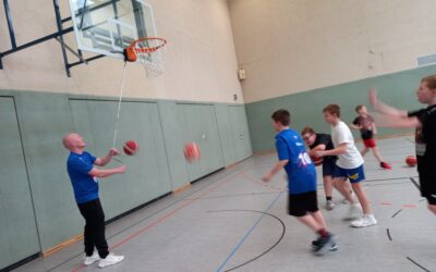 Perfekte Bedingungen für Kinderbasketball